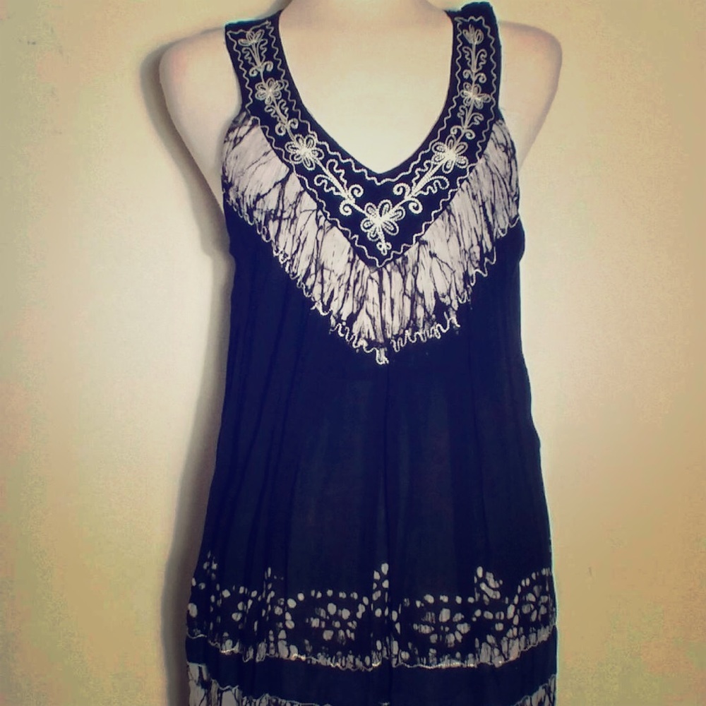 Black/Gray Sundress