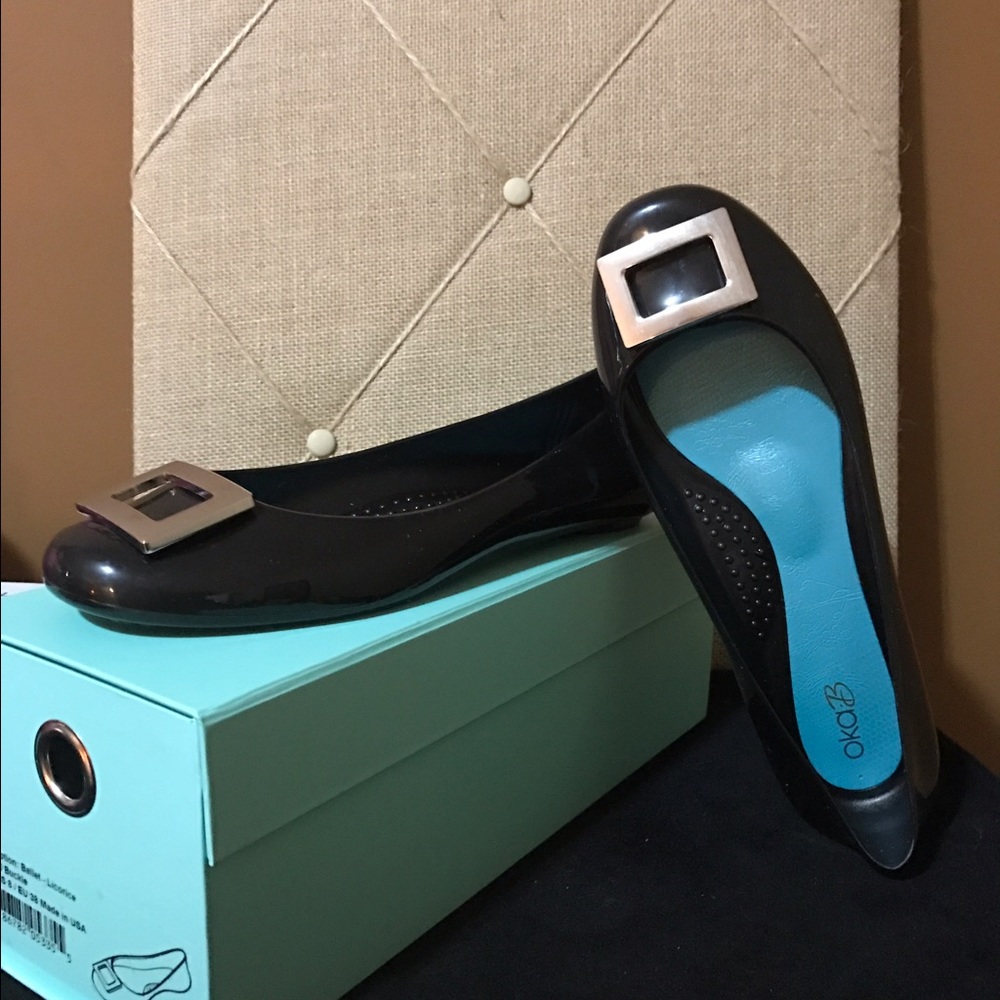 OKA B spa ballet slippers