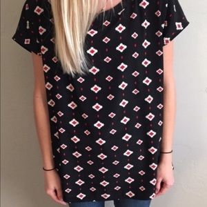 Nordstrom Geo Print Top