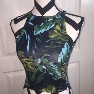 american apparel jungle crop top