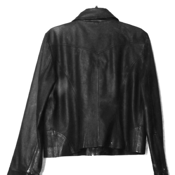 Real leather SZ M Jacket - Picture 2 of 2
