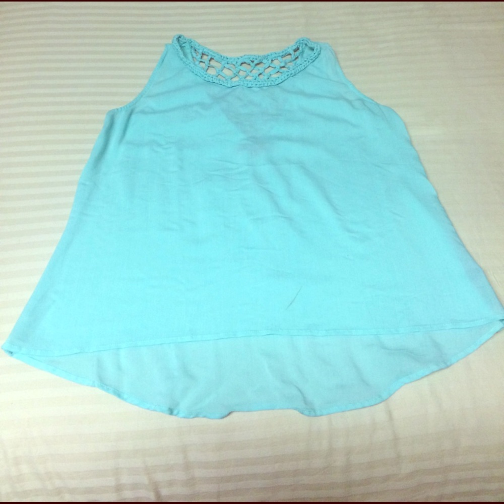 High low tank with fringe!