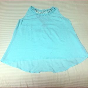 High low tank with fringe!