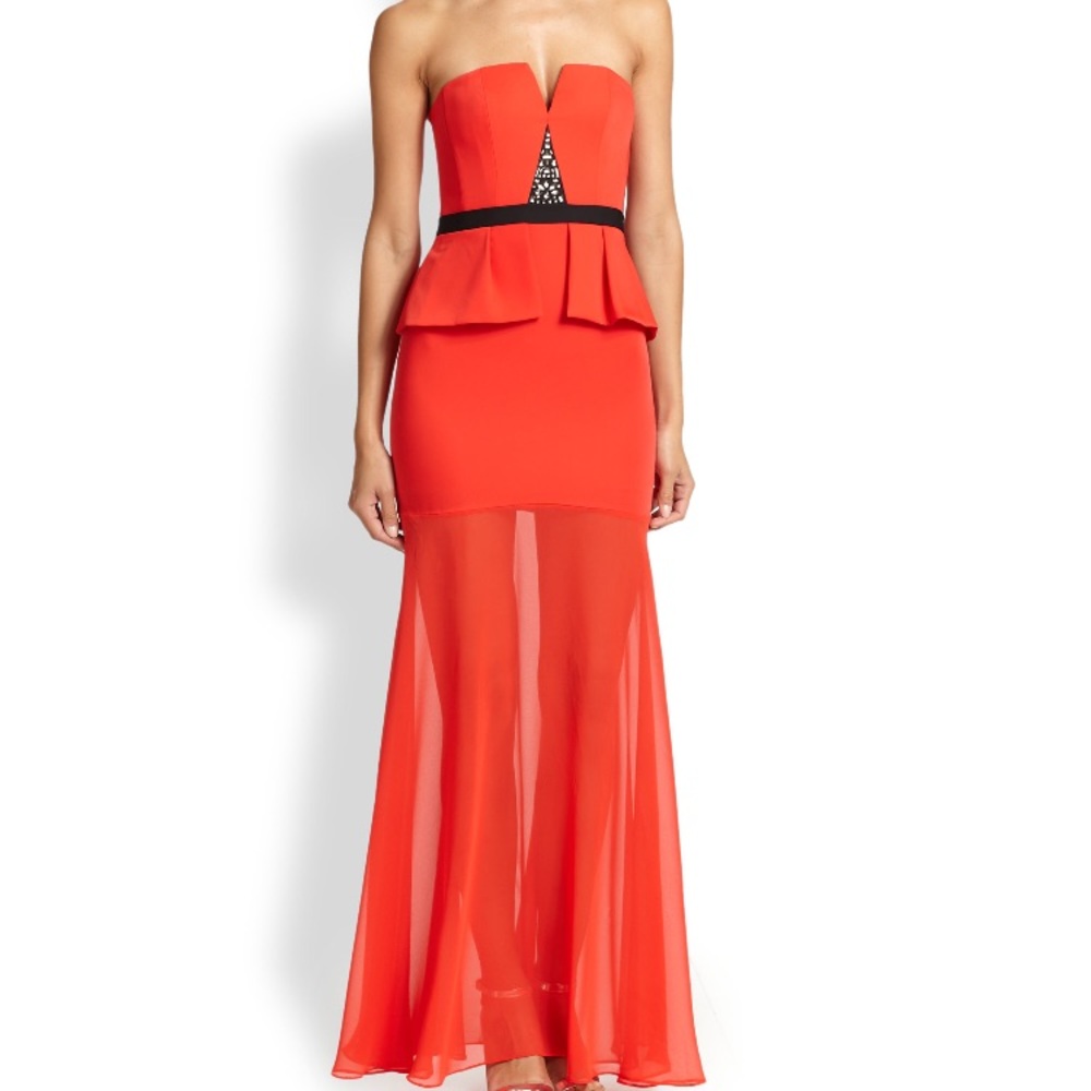 Bcbg red gown