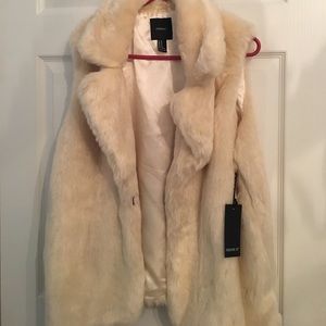 Faux fur vest