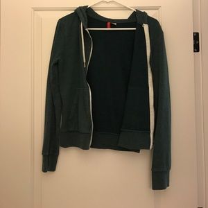 Forrest green zip up