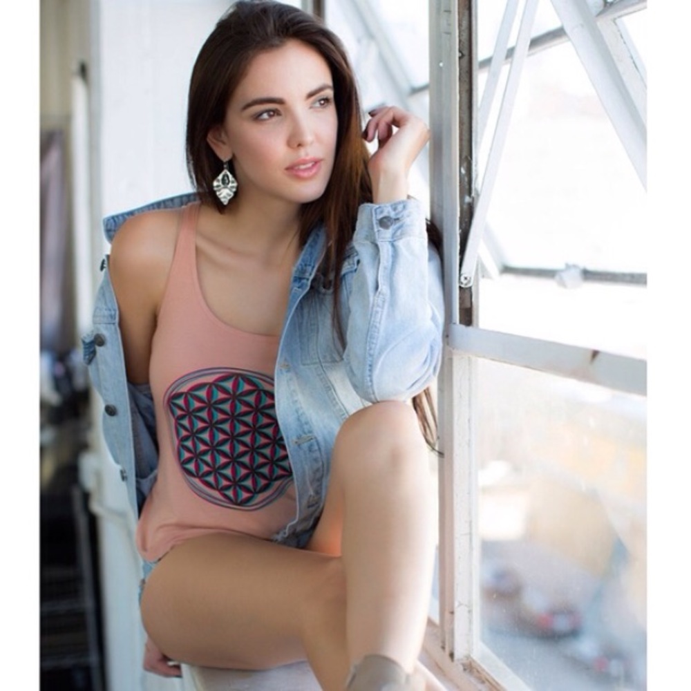 Sacred Geometry Flower of Life Dbl Vision Tank Top