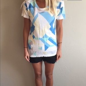J. Crew Multi-Color Tee