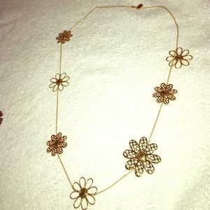 Authentic Coach Flower Necklace