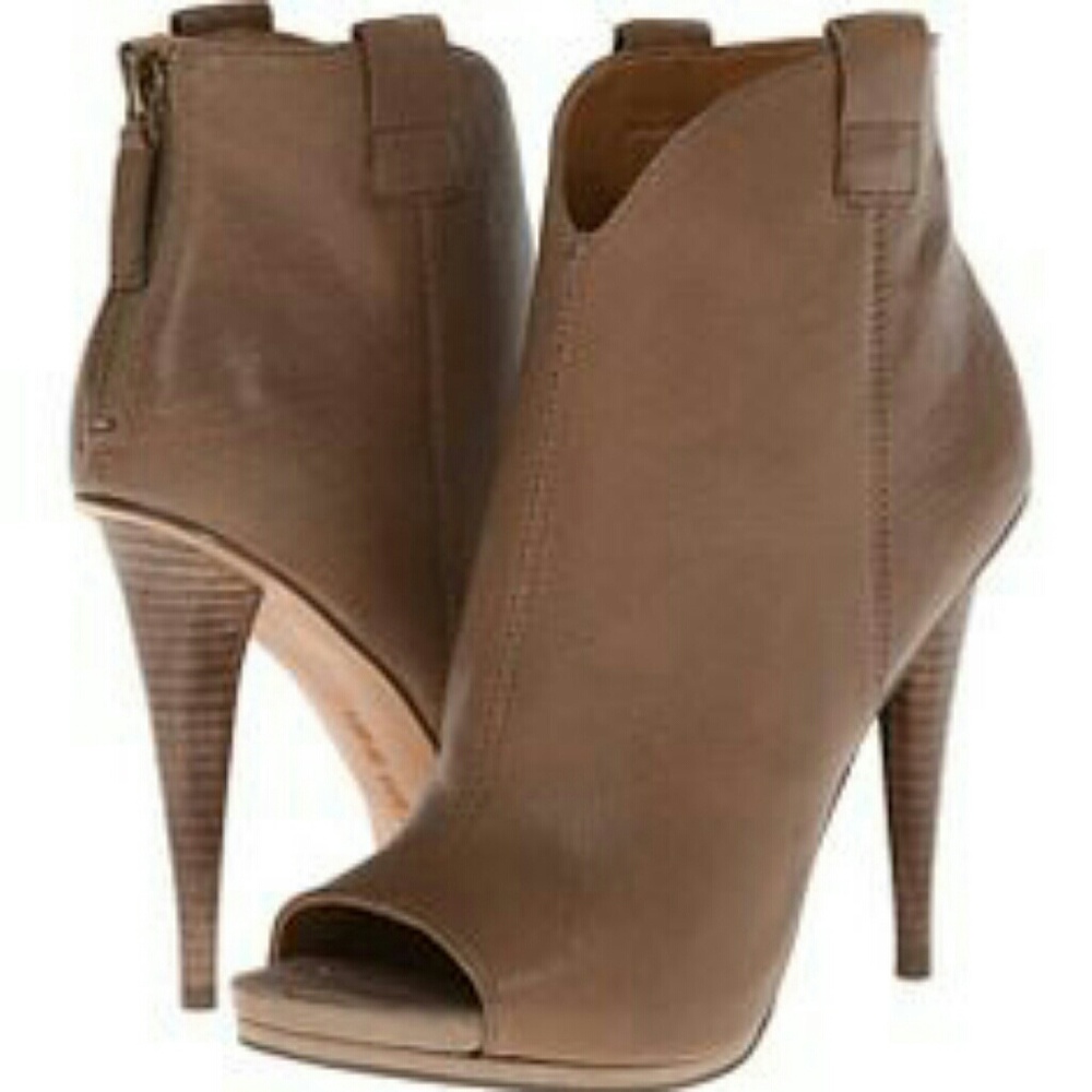 Nine West Ahero peep toe booties.