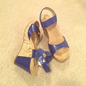 SALE🎉 Style & Co.-Blue, Open-Toe Wedges, Size 8