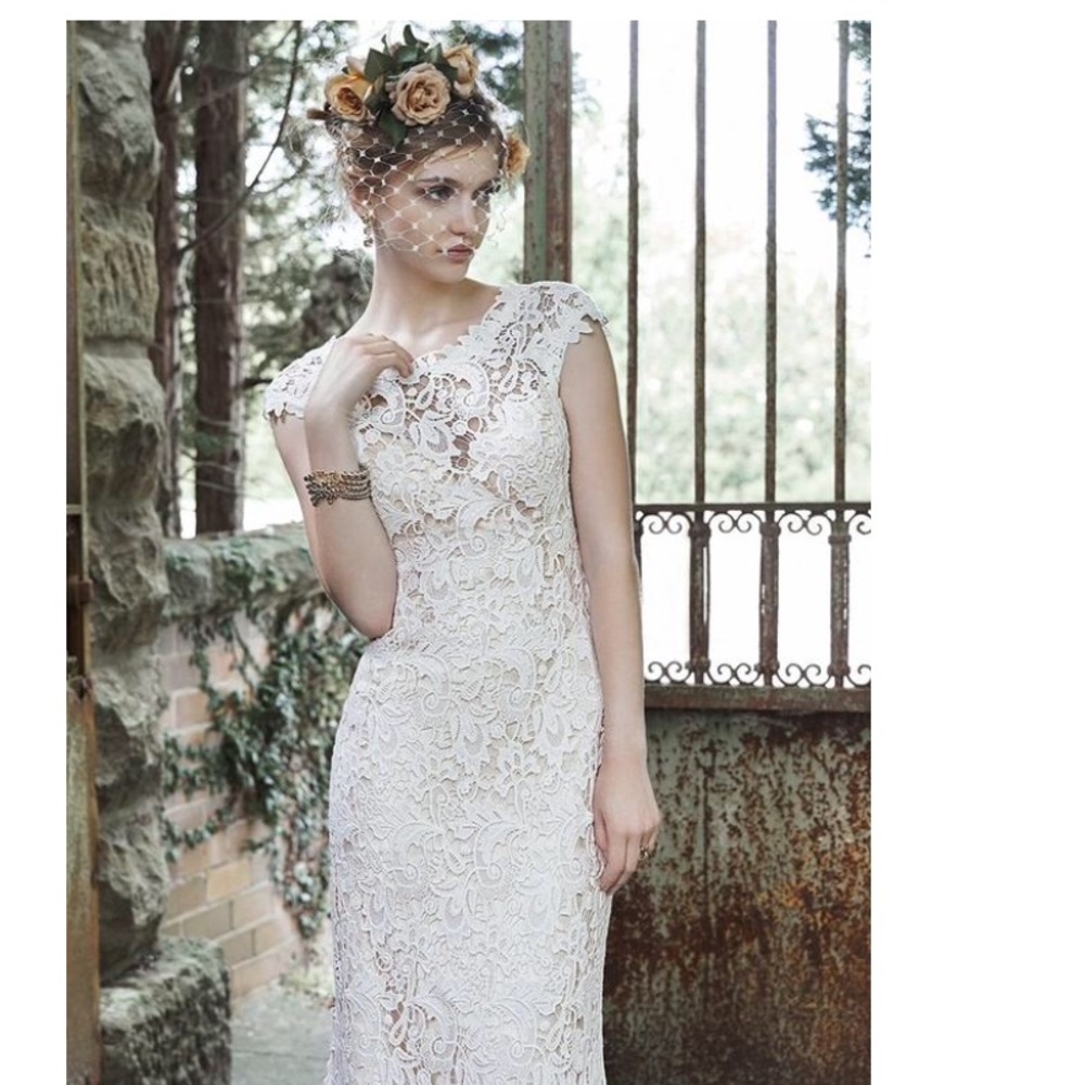 SOLDMaggie Sottero Trudy lace wedding gown 5MT655