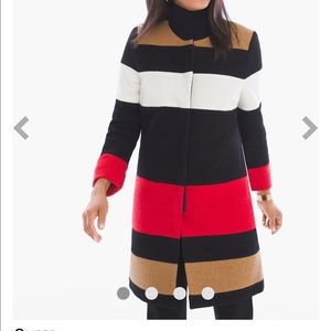 Chico's Geometric 100% Wool Jacket