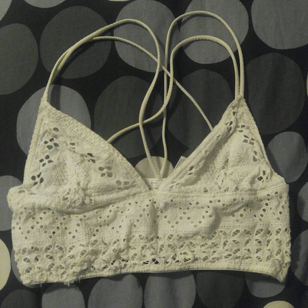 Urban Outfitters "Out From Under" White Bralette