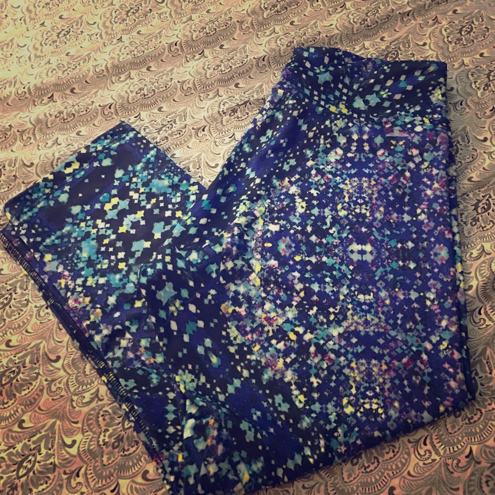 Work out Capri galaxy pants