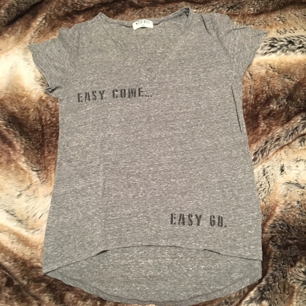 Excellent condition grey v neck