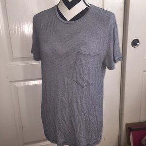 brandy striped oversized tee