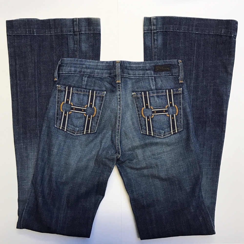 CITIZENS OF HUMANITY Low Waist Full Leg Jeans 25