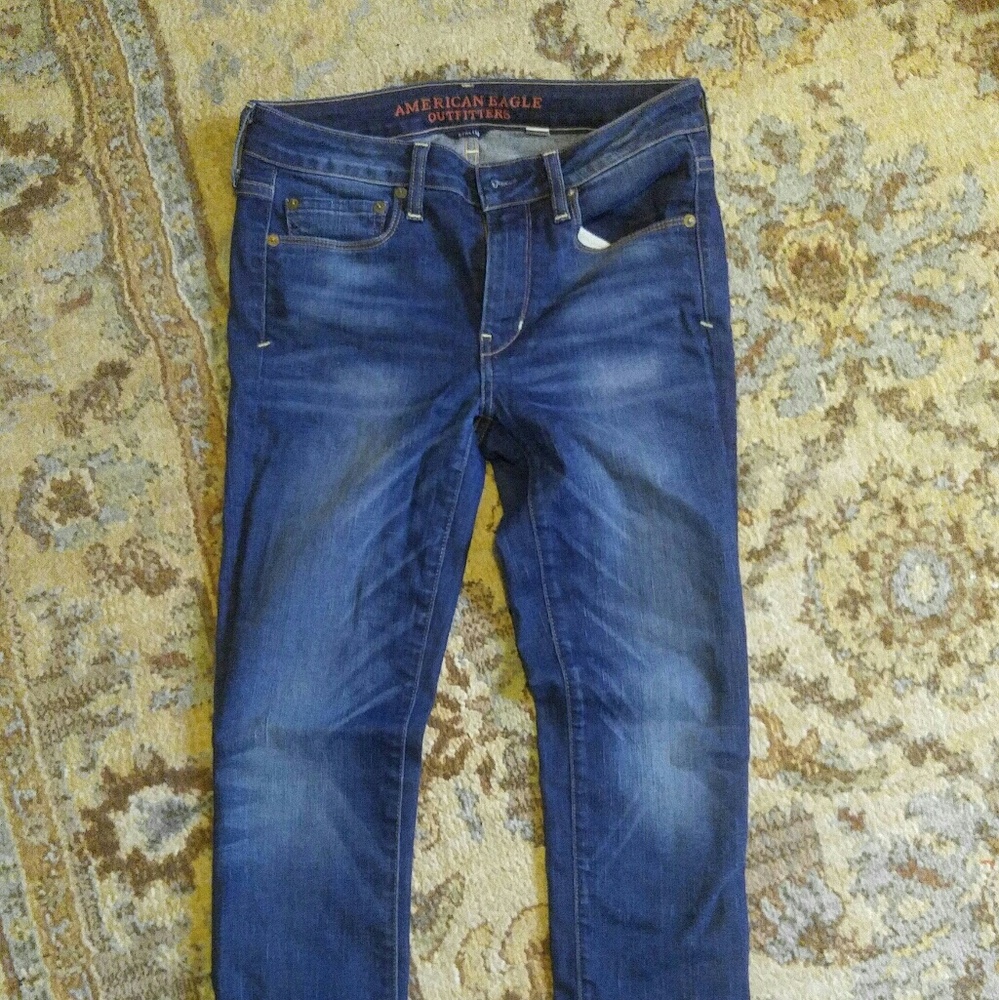 American Eagle Outfitters Skinny Blue Jeans Size 4
