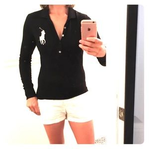 Long sleeve Skinny fit Big Pony polo