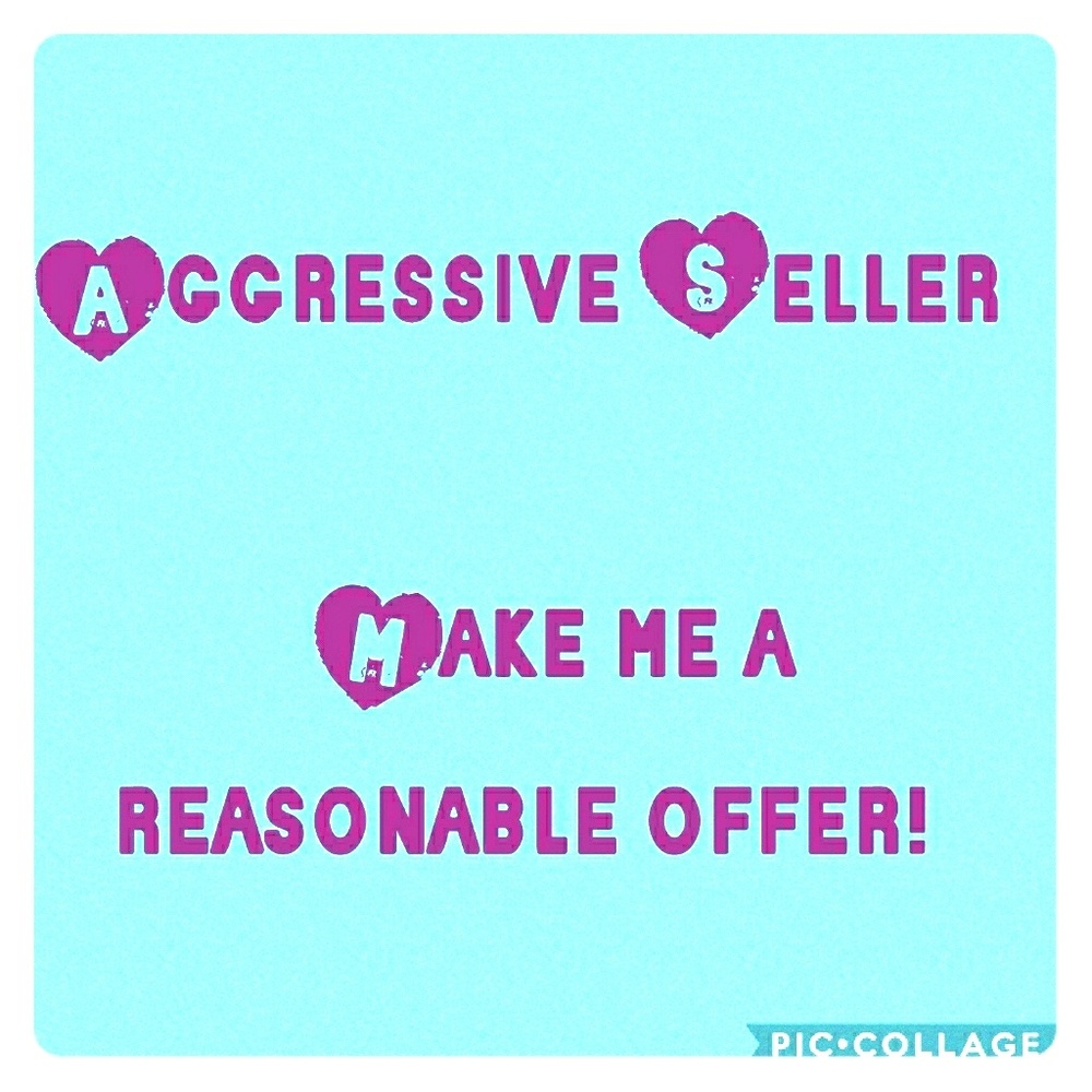 Reasonable offers accepted!