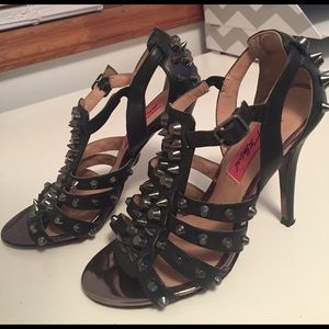 Betsy Johnson Metal Stud Pumps