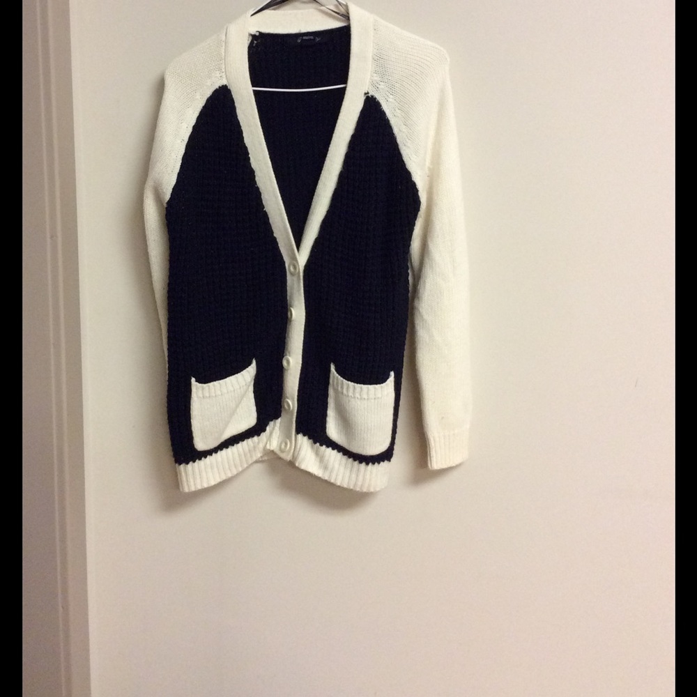 Colorblock cardigan
