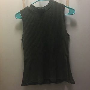 dark green side split top.