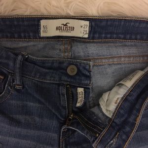 distressed hollister super skinny jeans