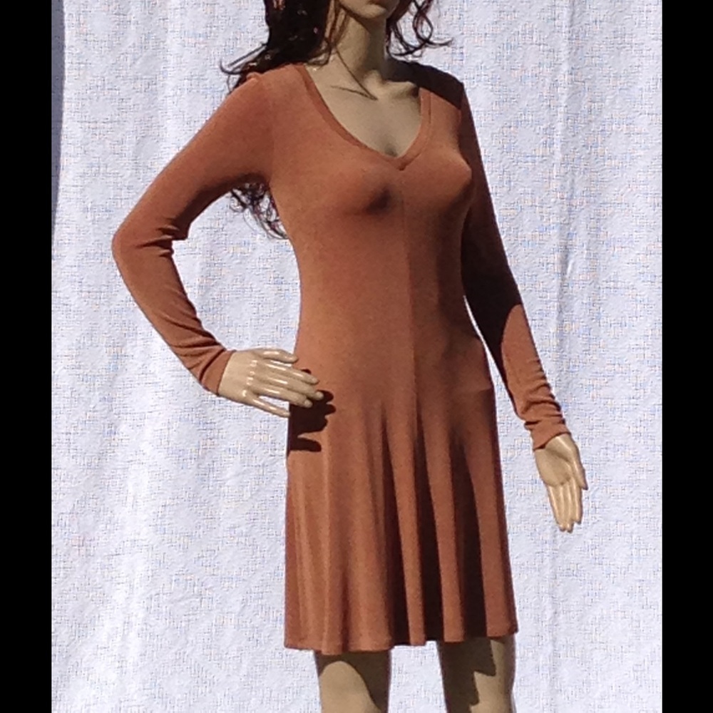 Long sleeve A line dress