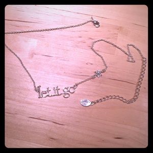 FROZEN 'Let It Go' Necklace in Sterling Silver