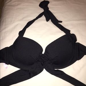 Black Strappy Bikini Top