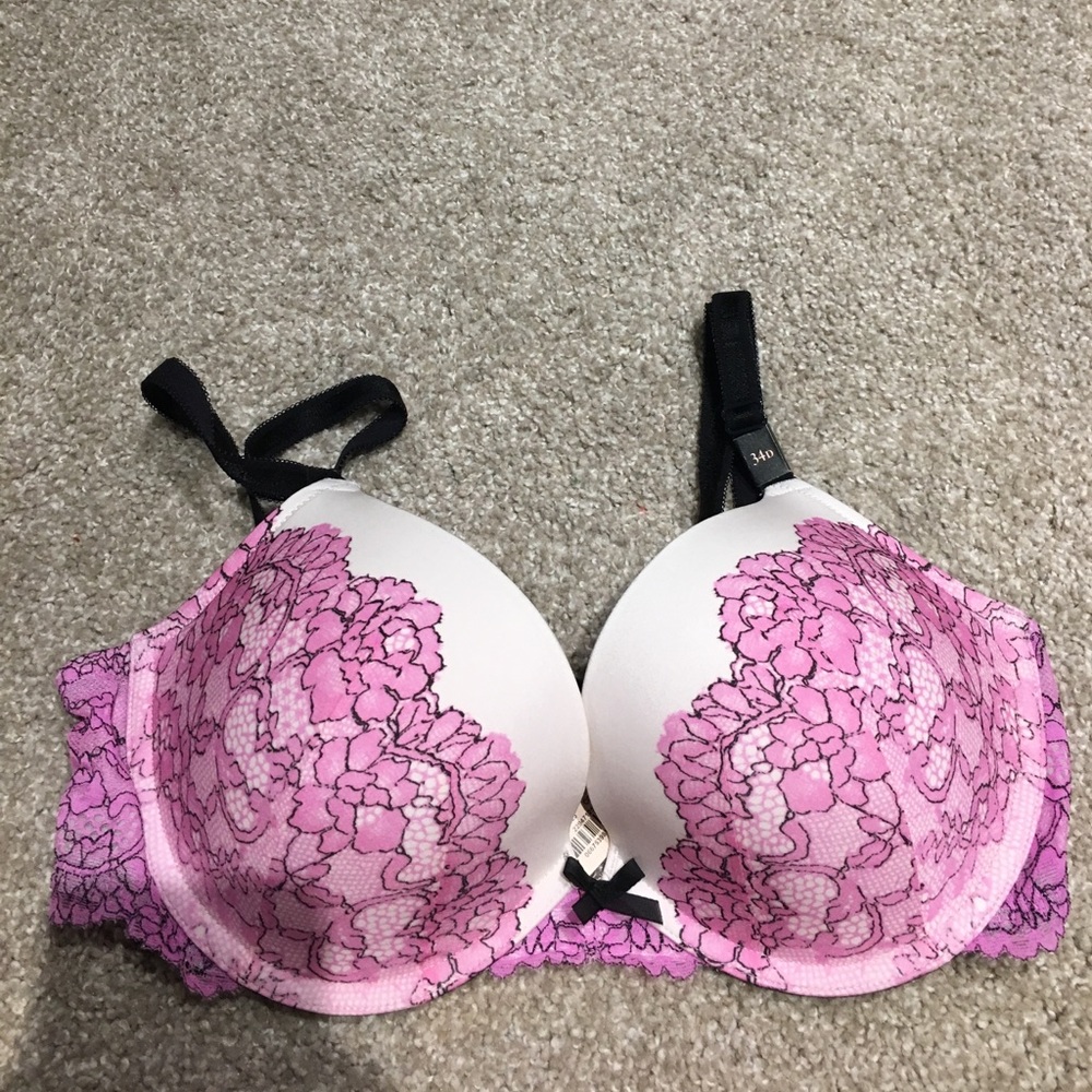 Pink bra