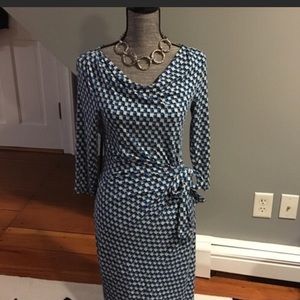 Faux wrap dress