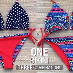 Bikini Set (Reversible) Sunotribe New (L)