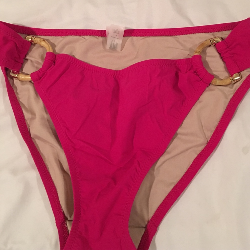 Hot pink bikini bottom