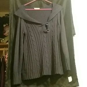 Over sized hooded sweatshirt