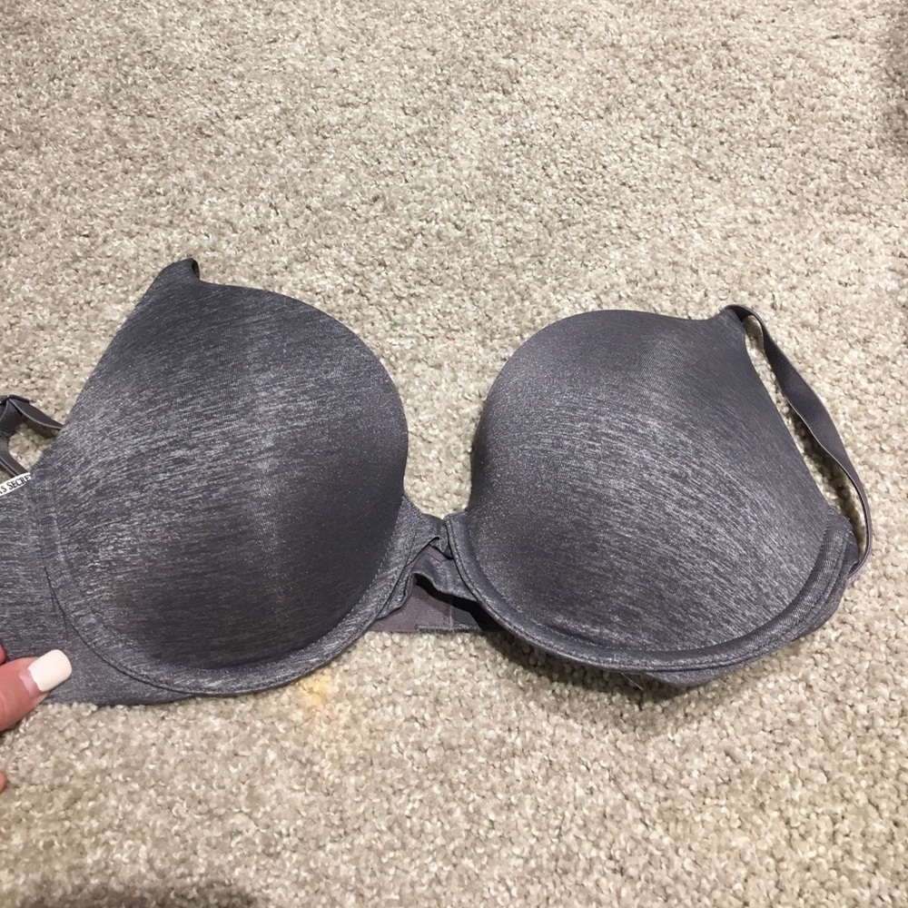 Gray bra