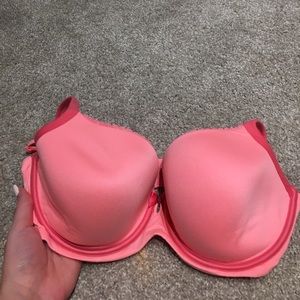 Pink bra
