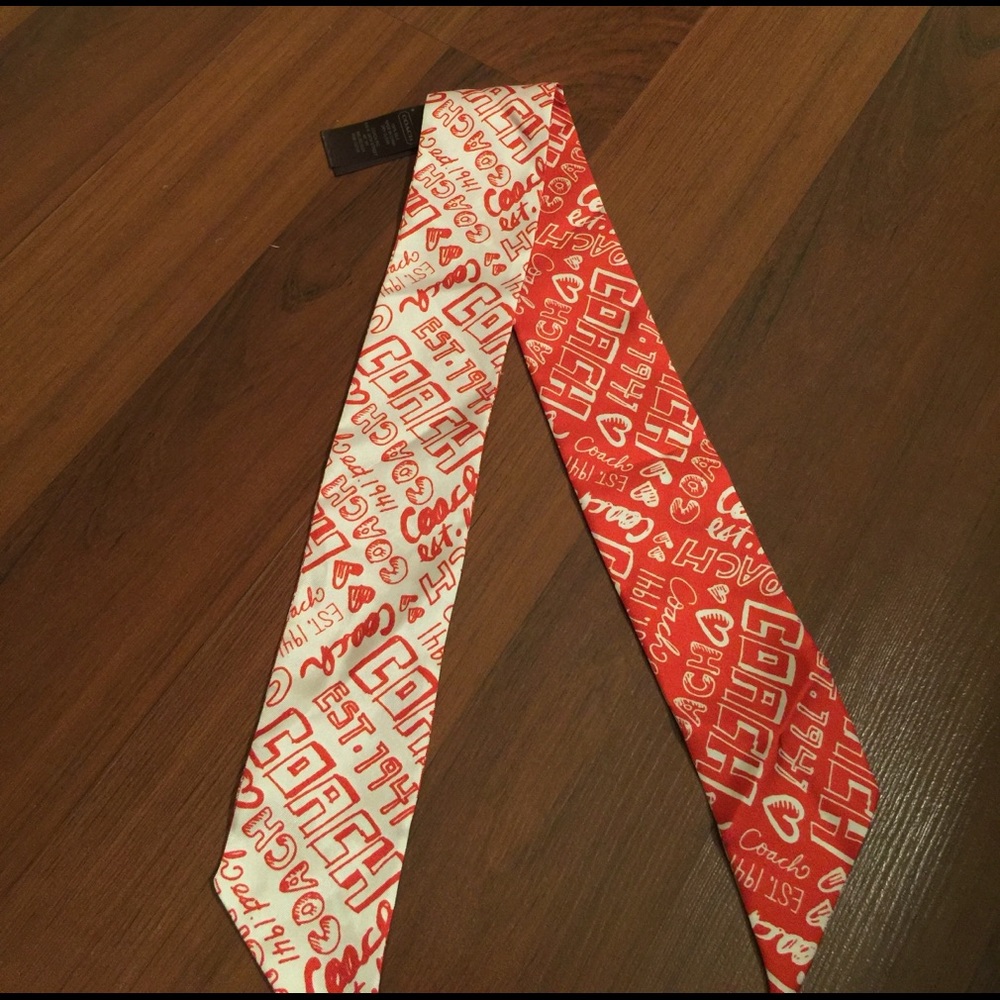 Coach head scarf - reversible
