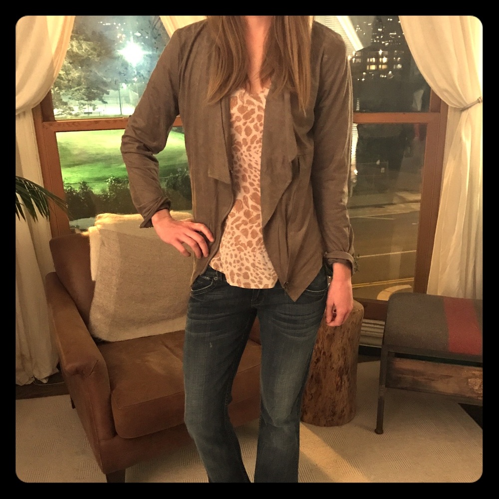 Light Brown Suede Jacket