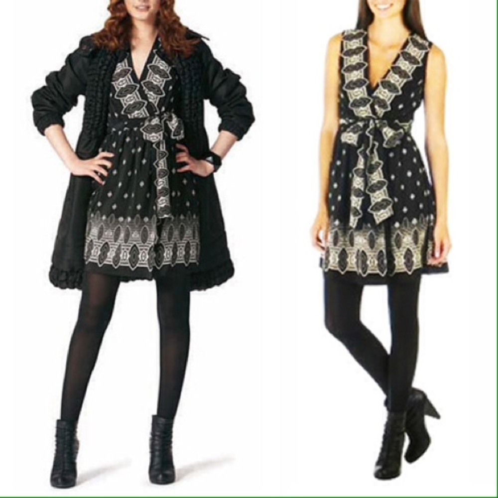 ❌SOLD! ❌ Anna Sui silk wrap dress