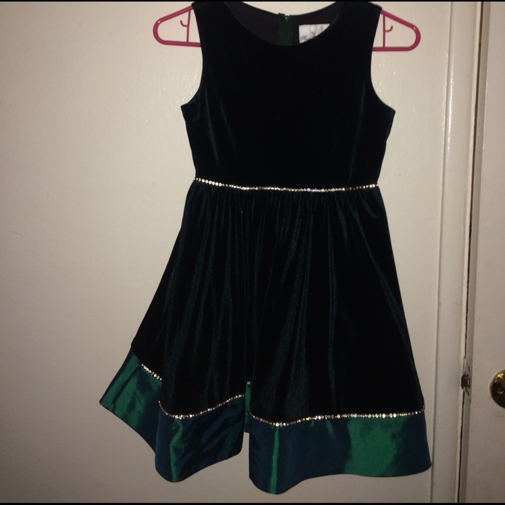 Beautiful formal green dress