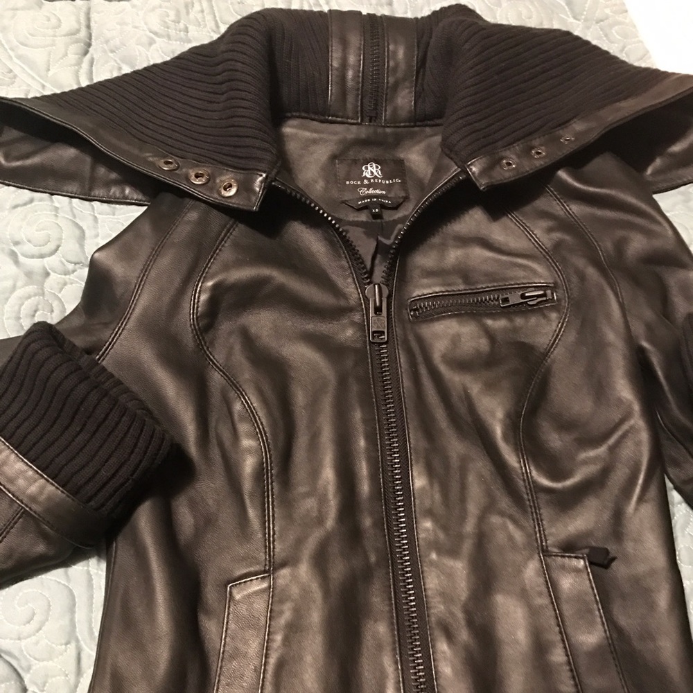 Leather jacket