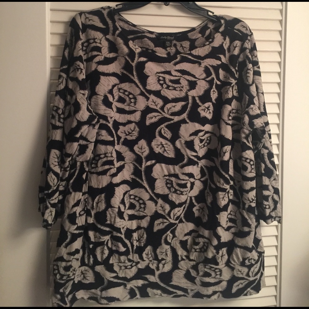 Lucky Brand Floral Blouse