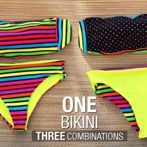 Bikini Set (Reversible) Sunotribe New (L)