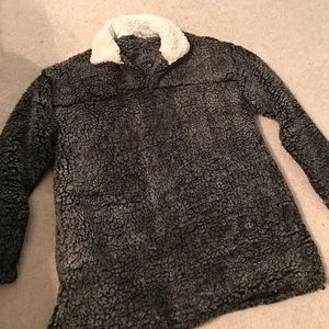 Fuzzy, Fleece Pullover