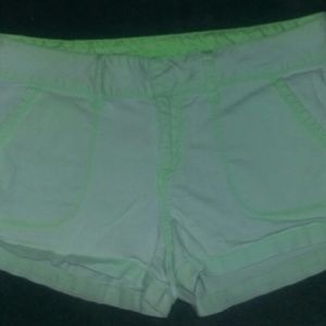 Neon Green Arizona Short Shorts