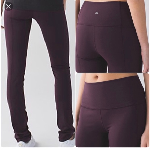 lululemon skinny groove pant ii