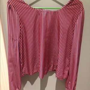 Pink and navy long sleeve!